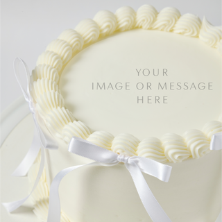 Minimalist Coquette Cake