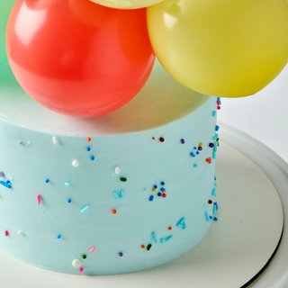 Balloon & Sprinkles Birthday Cake