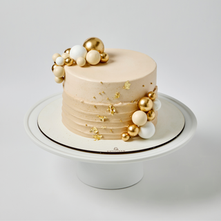 Golden Celebration Cake