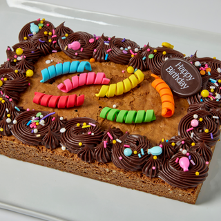 Brownie Confetti Bar Cake