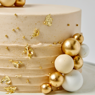 Golden Celebration Cake