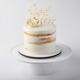 God Bless - Naked Cake