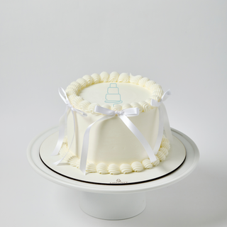 Minimalist Coquette Print Cake