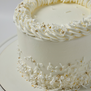 Golden Sprinkles Cake