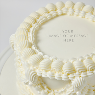 Vintage Coquette Round Cake