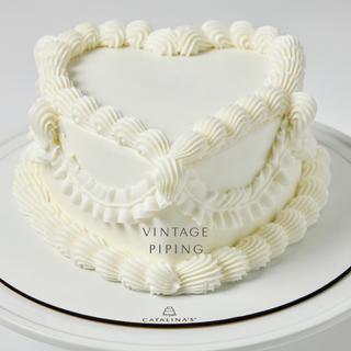 Heart Print Cake