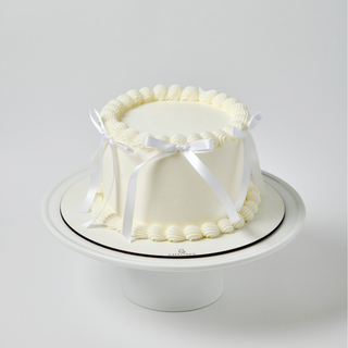 Minimalist Coquette Cake