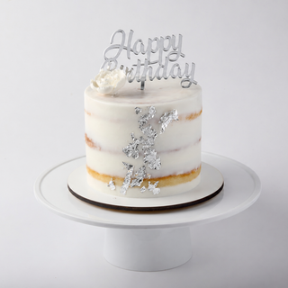 Buttercream Naked Cake - Gilded Bloom Cake