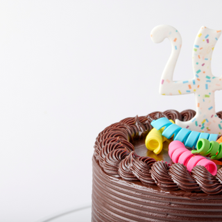 Sprinkle Double Digit Cake Topper
