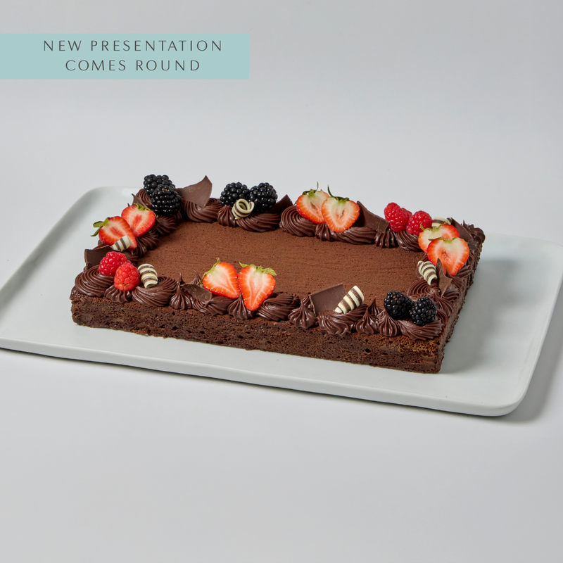 Flourless Chocolate Berry Cake